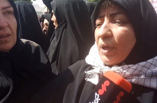 همسر یکی از شهدای حمله صهیونیست‌ها: جان من و فرزندم فدای رهبر و وطن