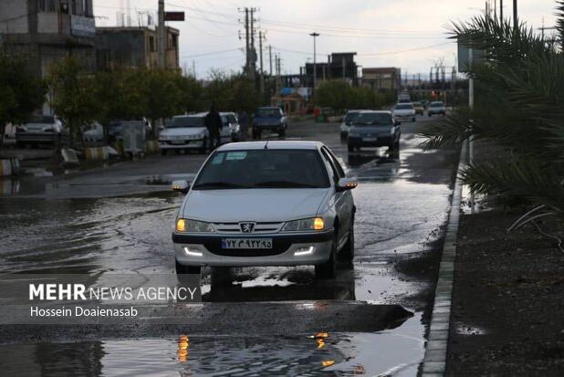بارش ۵۱ میلیمتری باران در هشتبندی هرمزگان