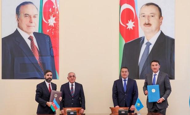 همکاری قزاقستان و آذربایجان برای توسعه مسیر ترانزیتی خزر