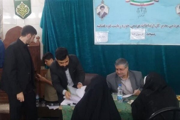 رسیدگی به مشکلات حقوقی و قضایی نمازگزاران در مسجد الرسول مسعودیه