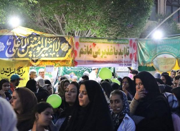 پذیرایی۲۰۰ هزار نفری در مواکب مهاجرین با شعار مرگ بر اسرائیل