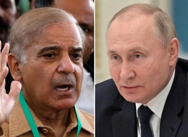 مکاتبات چراغ خاموش ولادیمیر پوتین و شهباز شریف