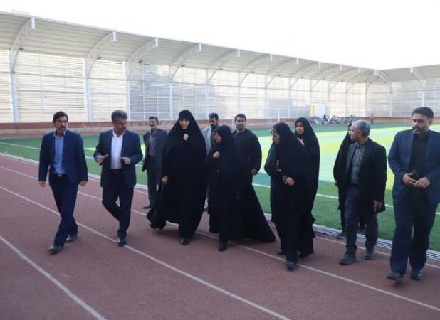 بازدید معاون رئیس‌جمهور از روند آماده‌سازی ورزشگاه اختصاصی بانوان قم