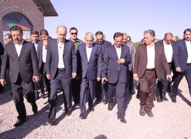 بازدید وزیر میراث‌فرهنگی،گردشگری و صنایع‌دستی از پروژه پل معلق سراب