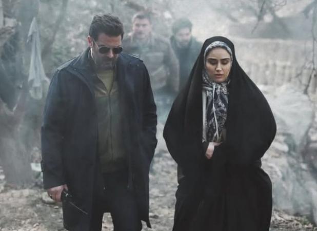 بازیگر زن سریال یزدان در مراسم عاشورا