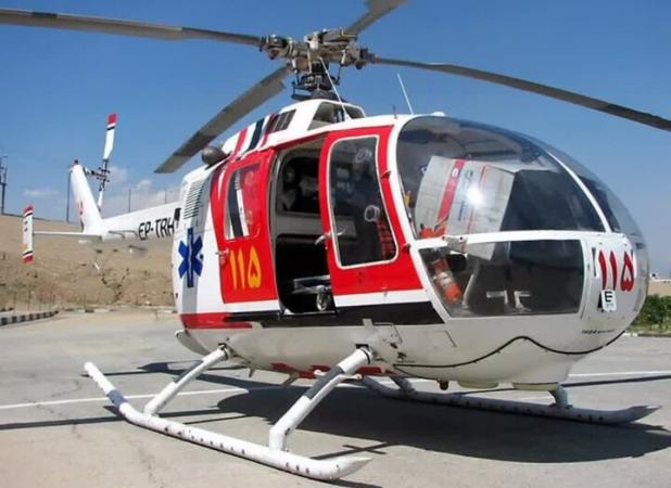 پورسان: انتقال هوایی مصدوم سانحه ترافیکی از ماسال به رشت انجام شد