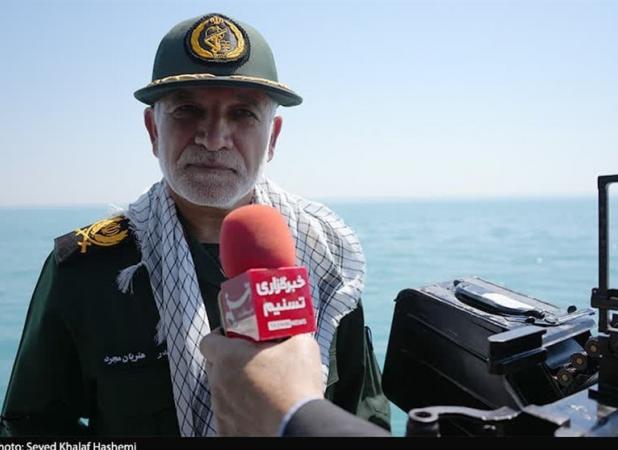 سپاه یک شناور خارجی را در آبهای بوشهر توقیف کرد + عکس