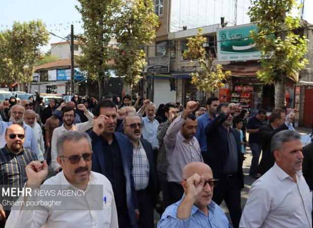 راهپیمایی ضد صهیونیستی «جمعه خشم» در شفت