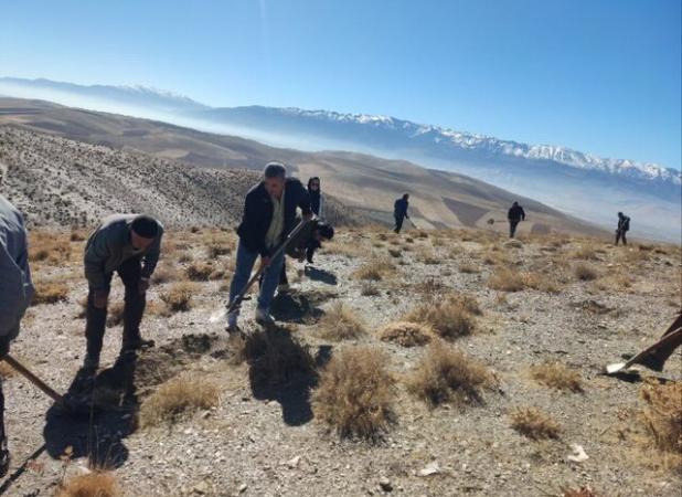 بیابان‌زایی، تثبیت خاک و بهبود وضعیت پوشش گیاهی در مراتع «زاغه‌انوج»