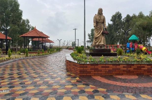 افتتاح بوستان مادر در روستای کاله بابلسر