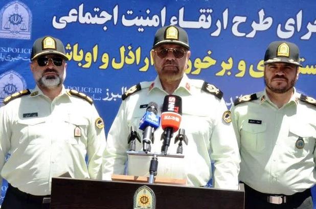 دستگیری ۱۲۷ نفر از اراذل و‎ ‎اوباش خطرناک در استان البرز