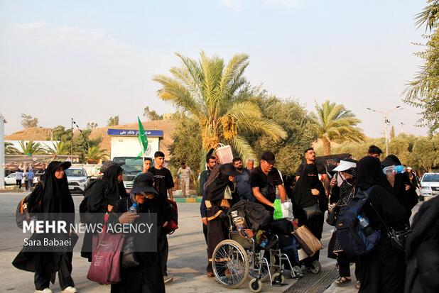 وضعیت تردد در مرز خسروی؛ بعد از ظهر جمعه ۱۷ مرداد