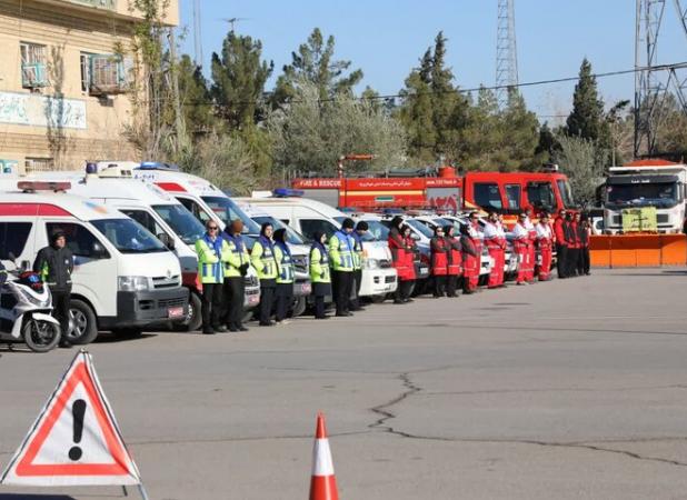 رزمایش زمستانی دستگاه‌های امدادی و خدمات‌رسان استان یزد برگزار شد