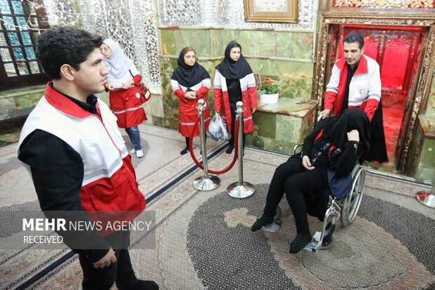 خدمت‌رسانی سازمان‌یافته هلال‌احمر در ایام نیمه‌شعبان