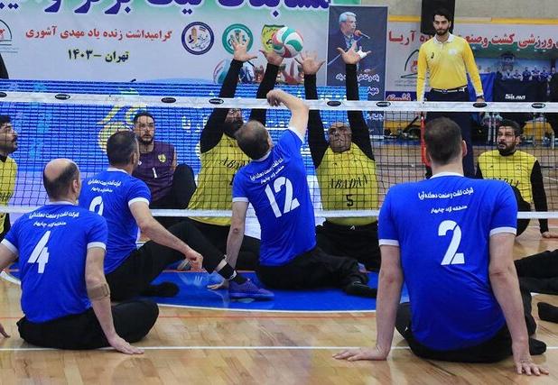 اردوی مردان والیبال نشسته ایران برای لس‌آنجلس