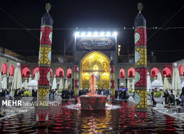 مراسم احیای شب عاشورا در حرم مطهر رضوی برگزار می شود