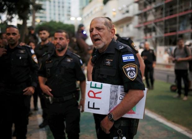 حمله پلیس اسرائیل به معترضان صهیونیست