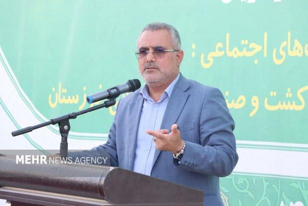 آغاز عملیات احداث و توسعه شبکه آبرسانی در بخش دارخوین شادگان