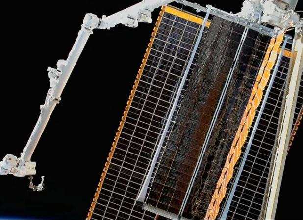 ششمین پنل خورشیدی ایستگاه فضایی نصب شد