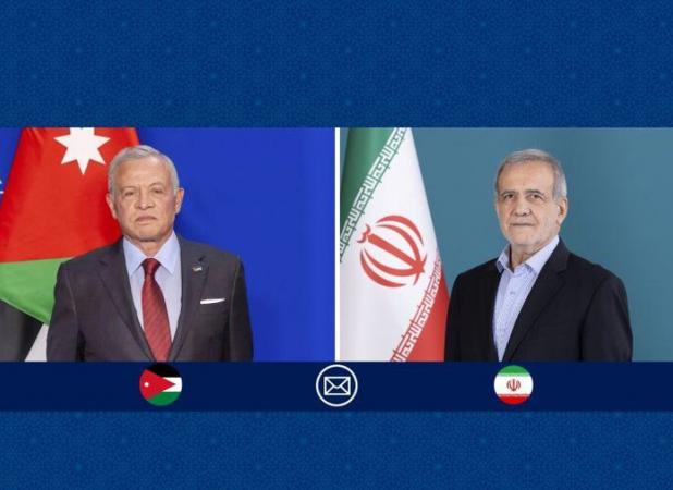 پزشکیان روز ملی اردن را به پادشاه این کشور تبریک گفت