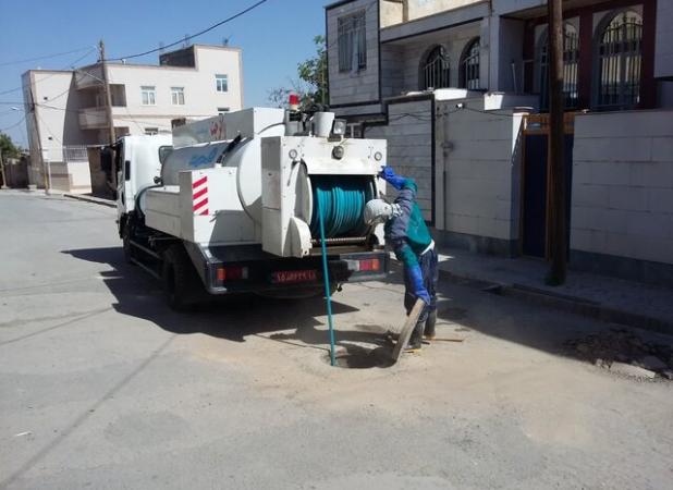 شست‌وشوی ۸۴۰ کیلومتر شبکه فاضلاب همدان