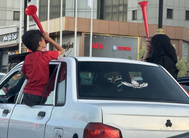 راههای خروجی ورزشگاه یادگار امام بعد دو ساعت از جشن قهرمانی تراکتور