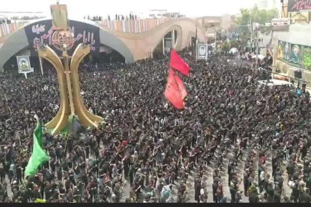 شکوه عزاداری مردم بم در تاسوعای حسینی