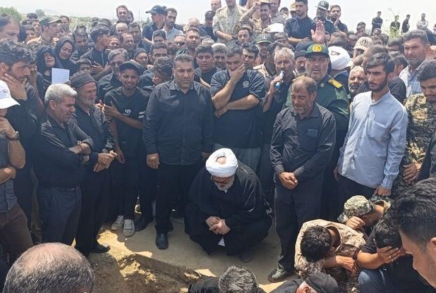 پیکر مطهر شهید«میثم کبیری» در زادگاهش به خاک سپرده شد