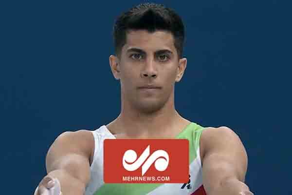 پرش زیبای مهدی الفتی در مرحله مقدماتی مسابقات ژیمناستیک در المپیک