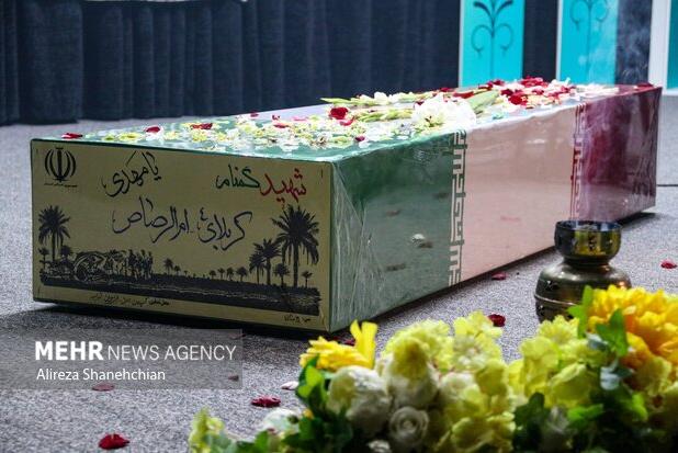 آئین تشییع شهید گمنام در لاهیجان