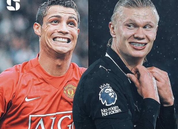 هالند از رکورد گلزنی کریستیانو رونالدو گذشت