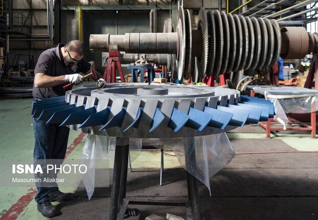 ساخت ۸۴۰۰ قطعه حساس نیروگاهی در شرکت تعمیرات نیروگاهی ایران