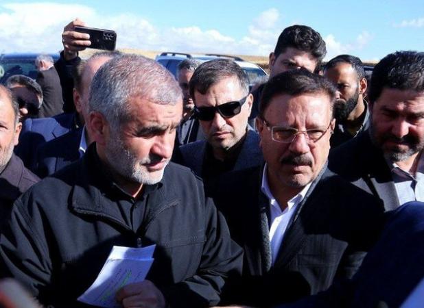  بازدید نایب‌ رئیس مجلس از پروژه رو به پایان «محور میاندوآب‌ـ‌میانه»