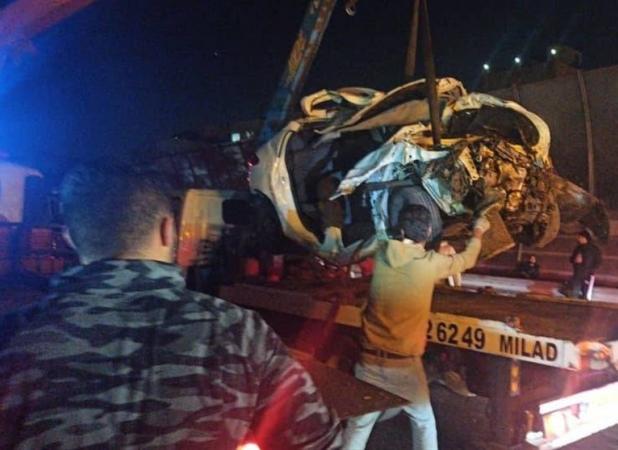 تصادف مرگبار پژو 206 در بزرگراه حکیم/ 2 جوان جان باختند