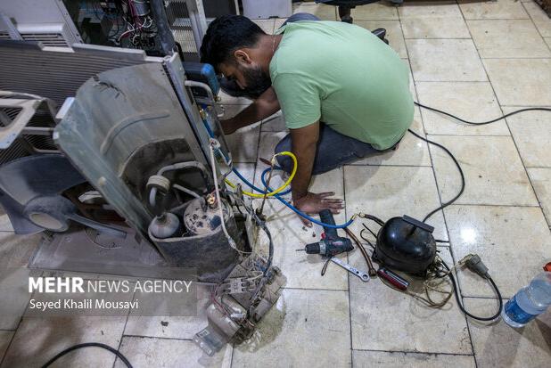 آغاز رزمایش جهادی تعمیر تجهیزات سرمایشی در خوزستان