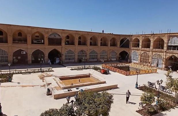مرمت سرای «گمرک» بازار وکیل شیراز به اتمام رسید