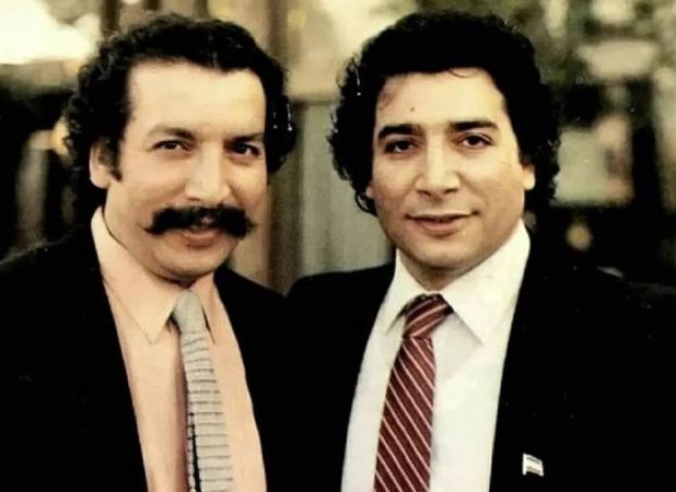 تصویری از «بهمن مفید» در دوران پیری و در کنار همسرش