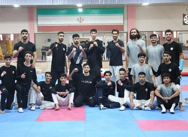 آغاز تمرین مشترک تیم‌های ملی ایران و پاکستان در خانه تکواندو