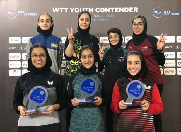 پینگ‌پنگ‌بازان ایران سه مدال کسب کردند