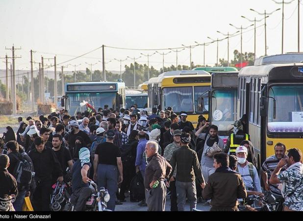 اعزام ۲۴۰۰ اتوبوس به مرزها طی ۴۸ ساعت برای بازگشت زائران اربعین