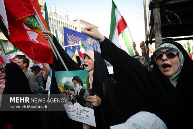 تصاویری از مراسم غدیر در گلستان تهران