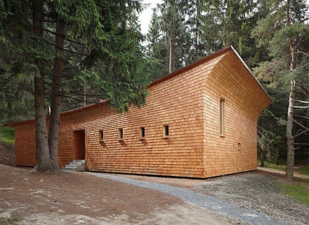 جادوی معماری با چوب در سوئیس که حیرت‌انگیز است