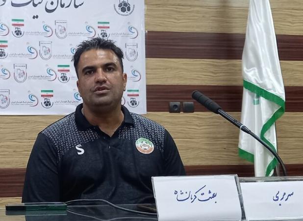 بازیکنان بعثت با انگیزه و جسارت پیروزی را برای مردم کرمانشاه رقم زدند