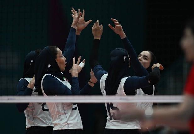 برنز بازی‌های ریاض بر گردن زنان والیبال ایران