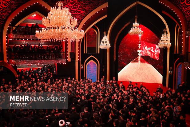 اجرای یکی از نوگلان هیئت مکتب الزهرا (س) اراک در برنامه حسینه معلی