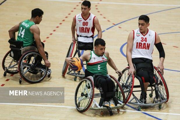 صعود پسران بسکتبال با ویلچر به یک چهارم نهایی به عنوان تیم دوم