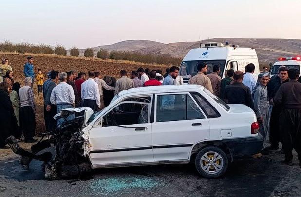 محبوبی: برخورد دو در محور پیرانشهر– نقده یک فوتی و ۵ مصدوم برجای گذاشت