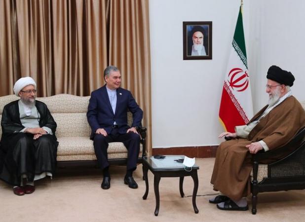 رئیس شورای مصلحت خلق ترکمنستان با رهبر انقلاب دیدار کرد