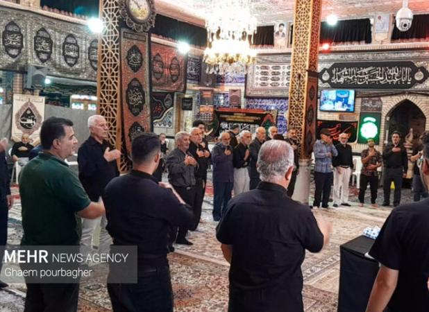 مراسم عزاداری روز اربعین حسینی در مسجد جامع ولیعصر (عج) شفت