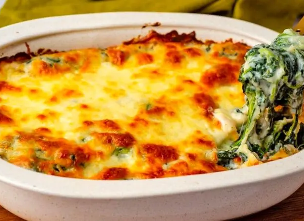 گراتن اسفناج؛ غذای شیک و خوشمزه برای هر وعده